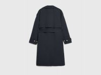 Утеплённый плащ для девочек, Черный