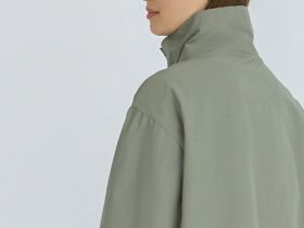 Лёгкая куртка с воротником-стойкой, Желтый