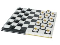 Сказки AB-1220 Конструктор Шахматы и шашки 2в1