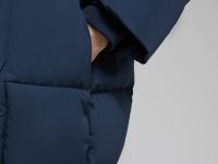 Стеганый пуховик с натуральным пухом