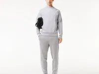 Мужские брюки Lacoste для спорта из меланжевой смеси хлопка