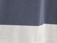 Поло в полоску из хлопка, Голубой