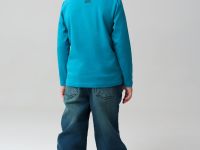 Брюки текстильные джинсовые утепленные флисом для мальчиков