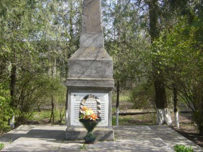 Братская могила воинов Советской Армии, погибших в боях в 1943 г.