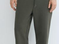 Базовые джоггеры из трикотажа, Зеленый