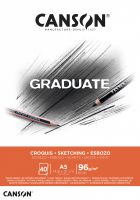 Альбом-склейка для набросков Canson "Graduate" A5 40 л 96 г