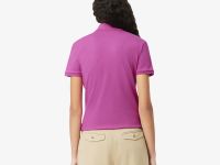 Женское поло Lacoste приталенного кроя из эластичного хлопка