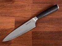 Поварской кухонный шеф нож Boker Meisterklinge Damast Chef's Knife Small, сталь дамаск, рукоять дуб