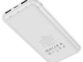 Внешний аккумулятор Hoco J82 Easylink 10000mAh USB/MicroUSB/Type-C/2хUSB (белый)