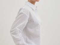 Блузка из хлопка свободного силуэта