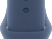 Умные часы Apple Watch Series 10 46 мм алюминиевый корпус Серебристые, с синим спортивным ремешком M/L