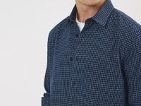 Рубашка в клетку, Синий