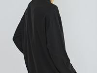 Блузка из сатина, Черный