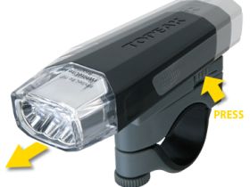 Фара для велосипеда передняя Topeak WhiteLite HP Beamer (белый черный / белый)