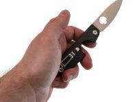 Складной нож для сигар Daggerr Cigarknife CF, сталь VG-10, рукоять карбон, черный