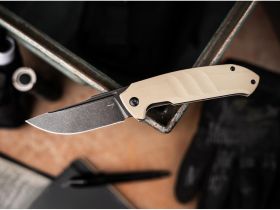 Складной нож Boker Barchan, сталь 440B, рукоять G10, бежевый