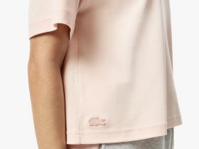 Женская футболка Lacoste из хлопка