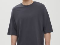 Футболка унисекс из хлопка оверсайз силуэта