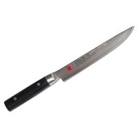 Нож кухонный разделочный Kasumi Damascus 20 см, сталь VG-10 в обкладках из дамаска, рукоять стабилизированная древесина