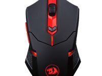 Игровой комплект Redragon M601BA проводная мышь+ коврик (черный/красный)