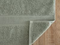 Полотенце махровое Classico, зеленое