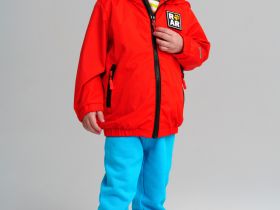 Куртка детская текстильная с полиуретановым покрытием для мальчиков (ветровка)