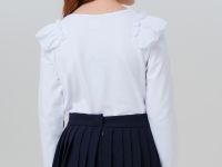 Фуфайка трикотажная для девочек (футболка с длинными рукавами)