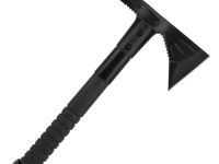 Топор - тактический томагавк Voodoo Hawk Mini Black - SOG F183, сталь 3Cr13MoV Hardcased Black, рукоять термопластик GRN, чёрный