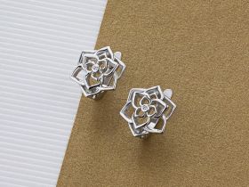 Серьги из белого золота с бриллиантами э0901сг07184800