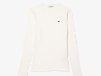 Женская Футболка Lacoste Slim Fit с длинными рукавами