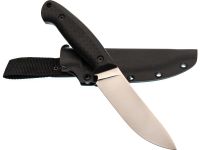 Шкуросъёмный нож Град Горький Охотник, сталь VG-10, рукоять черная микарта