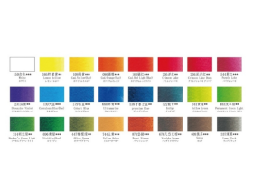 Набор акварели Paul Rubens 24 цв кювета, в розовом металлическом пенале