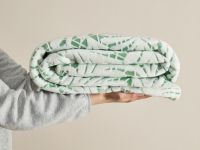 Плед Foliate, зеленый