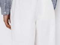 Брюки из тонкого поплина, Белый