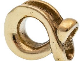 Коуш (петля) для паракорда, латунь