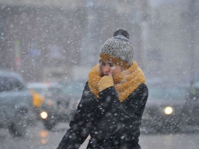 На севере района ожидается метель