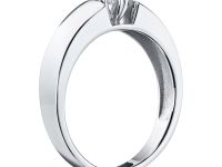 Помолвочное кольцо из белого золота с бриллиантом э4001кц08186200