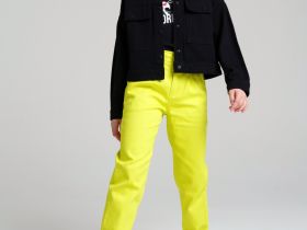 Брюки текстильные для девочек