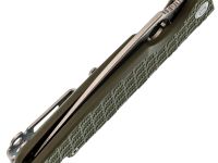 Складной нож Daggerr Piranha olive SW DL, сталь 8Cr14MoV, рукоять FRN