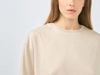 Футболка из искусственной замши, Бежевый