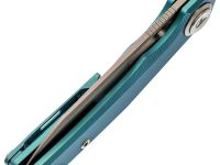 Складной нож Dr.Tech D4281BL, сталь M390, рукоять TC4, синий