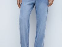 Прямые джинсы, Голубой
