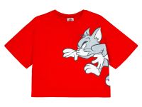 Фуфайка трикотажная для девочек (футболка)