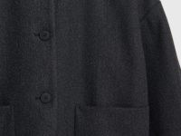 Куртка из пальтовой ткани, Серый