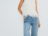 Широкие джинсы, Голубой