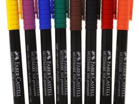 Ручка капиллярная Faber-Castell "MULTIMARK" 0,6 мм, для письма на пленке, зеленый
