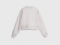 Сатиновый бомбер для девочек, Бежевый