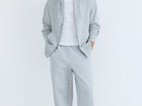 Базовая толстовка на молнии, Серый