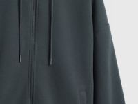 Толстовка на молнии с капюшоном, Серый