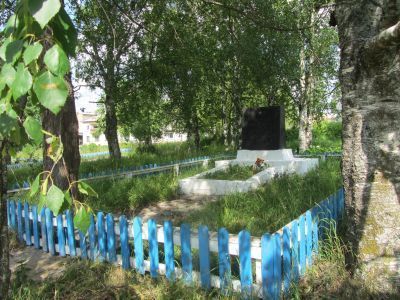 Могила Н.З. Попова в с. Кослане